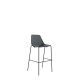 Polypropylene Shell High Stool 4-Leg Black Steel Frame